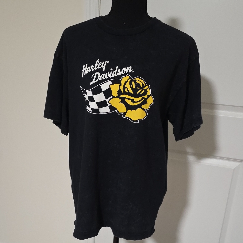 Harley-Davidson Black Oversized Graphic Tee